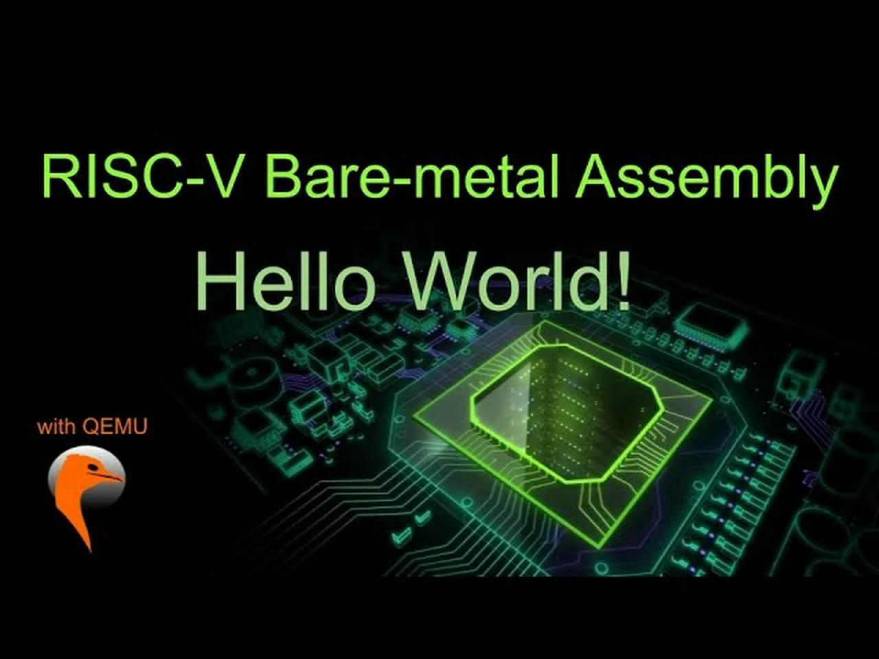 Risc V Assembler Hello World