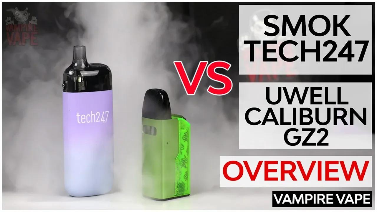 Perfect Starter Kits? Uwell Caliburn GZ2 vs Smok Tech 247