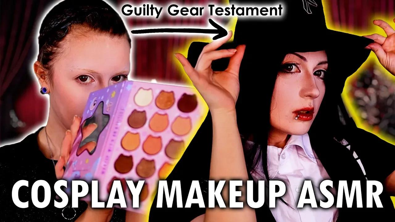 ASMR Testament Cosplay Transformation ✨ Relaxing Guilty Gear Strive Makeup Tutorial