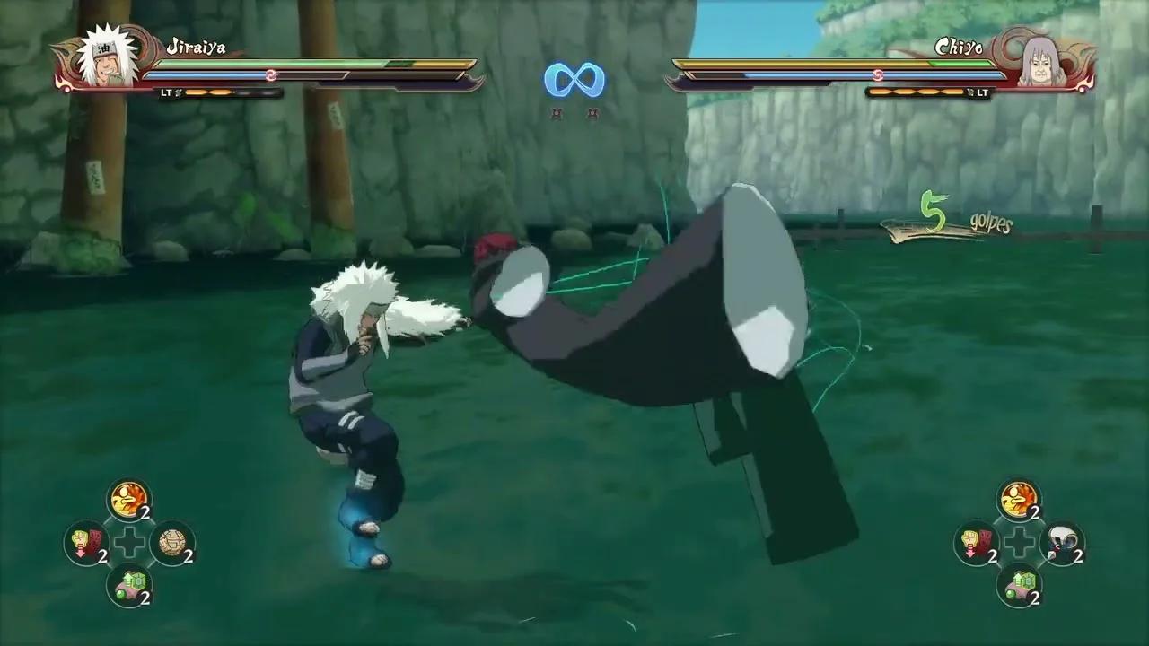 el-sabio-de-los-sapos-contra-la-maestra-marionetista-jiraiya-vs-chiyo