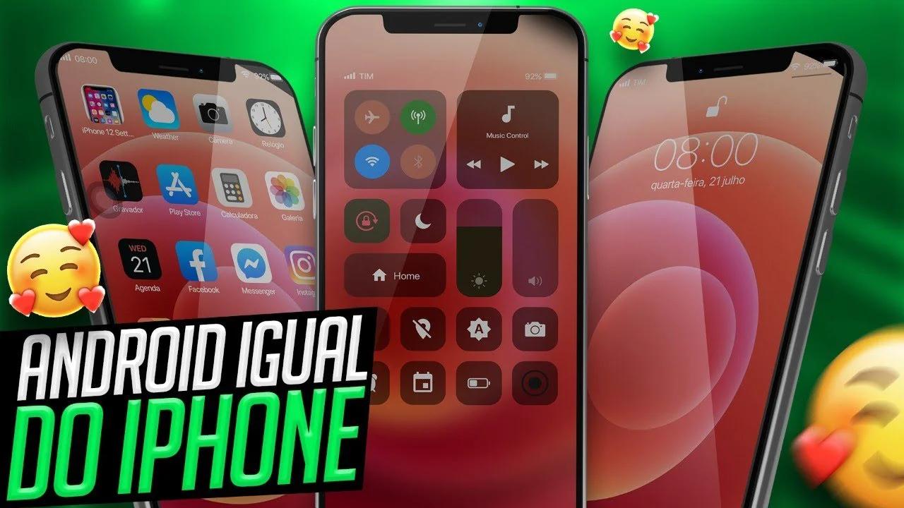 Finalmente como transformar seu celular Android em iPhone 2021