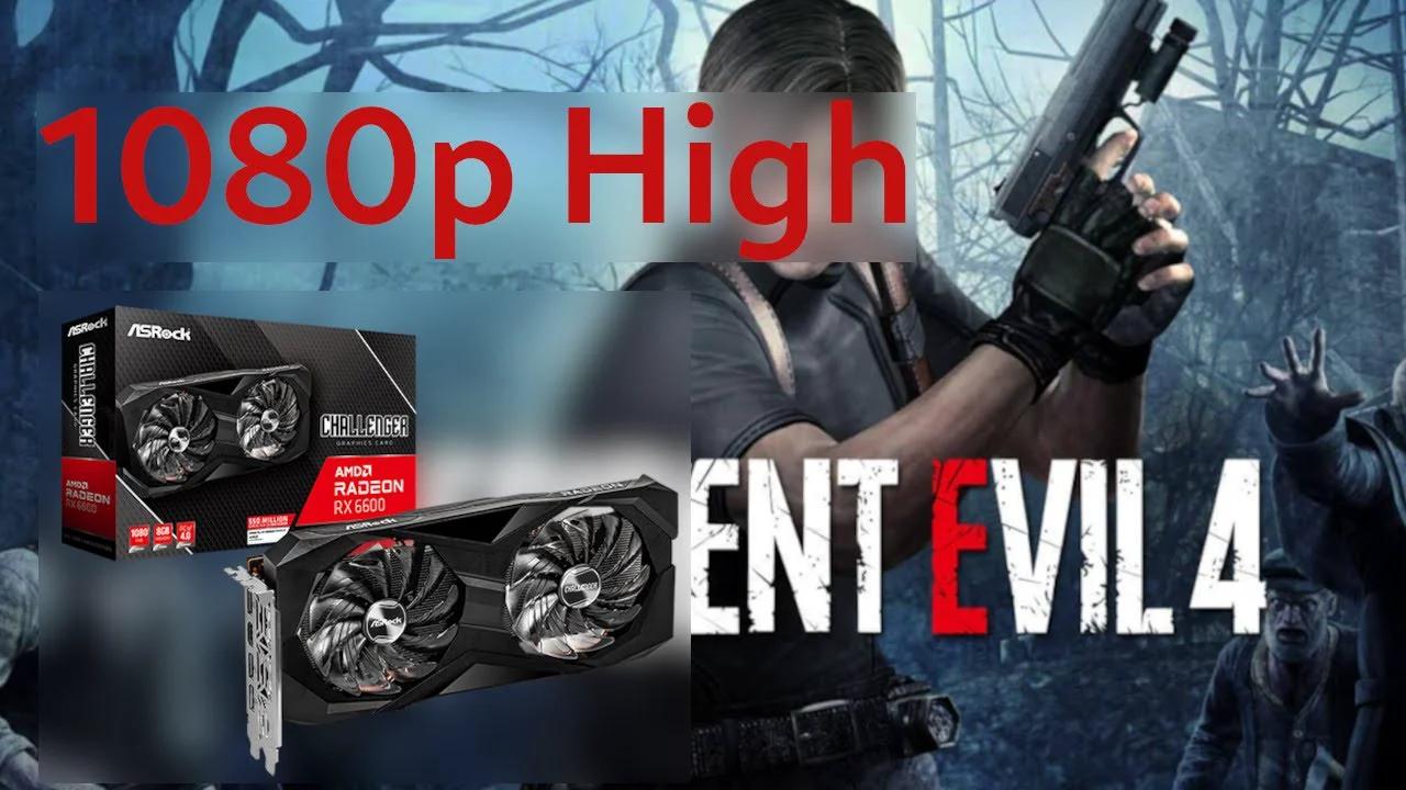 Resident Evil 4 Remake | 1080p High | RX 6600 | Linux