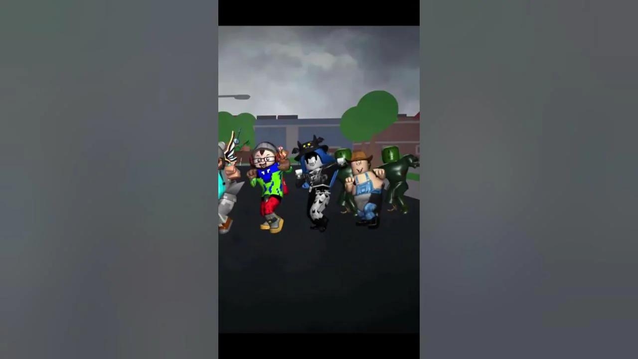 Roblox Youtubers Dance to Thriller! Animation #shorts