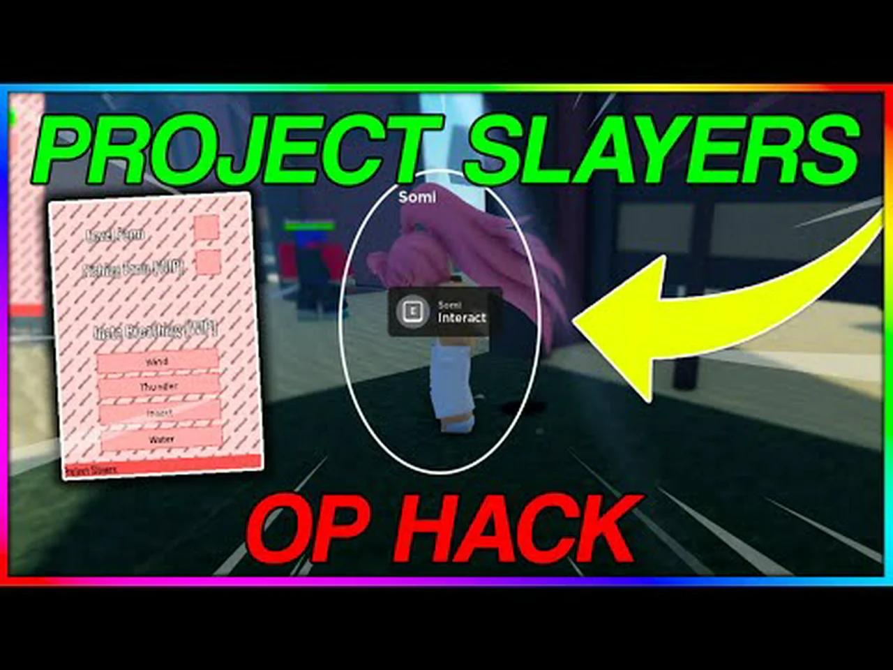 Roblox op project slayers hack script op auto farm anti report