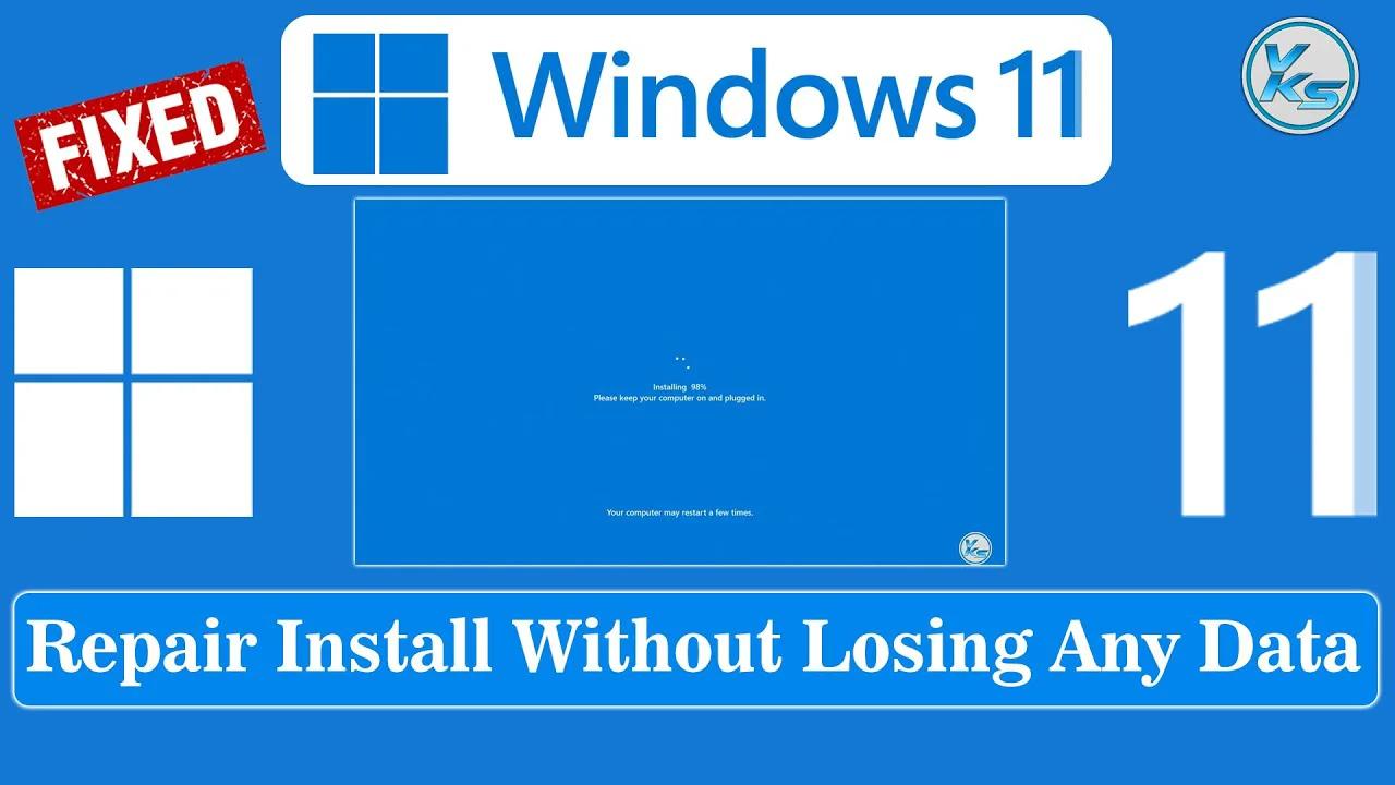 How To Repair Install Windows 11 Without Losing Any Data