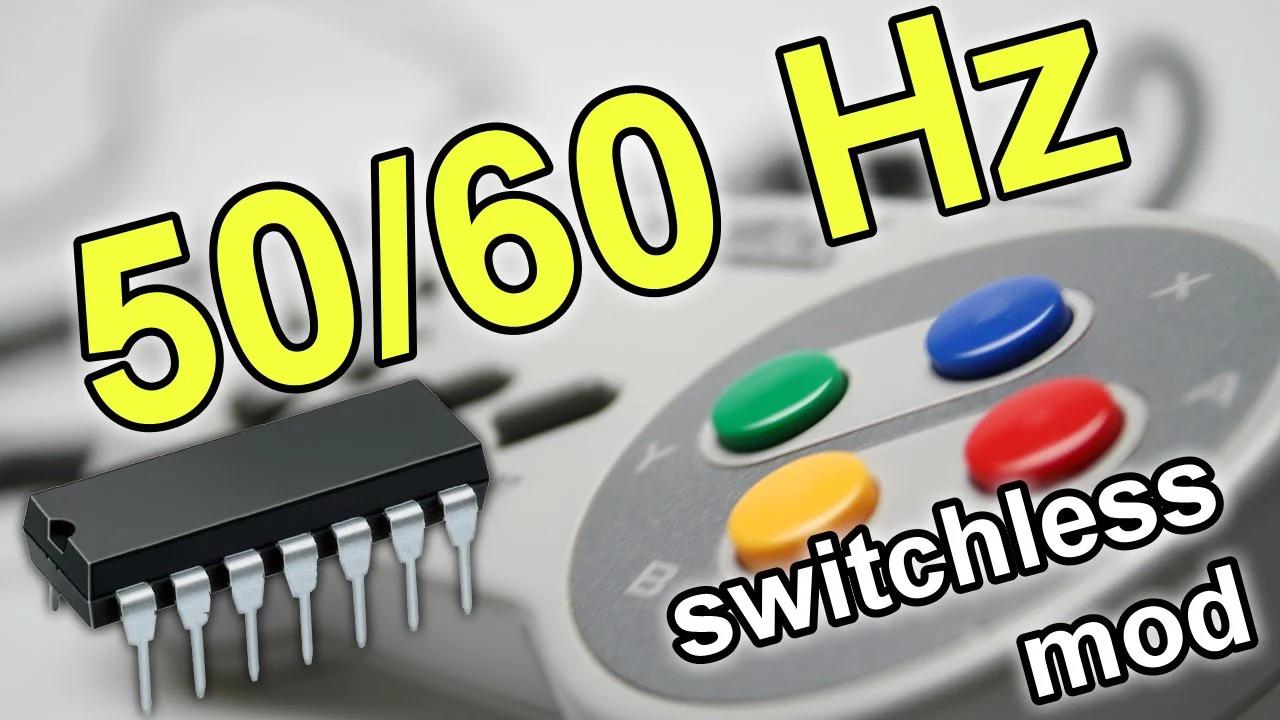 Tutorial mod 50/60Hz Super Nintendo - SNES SuperCIC