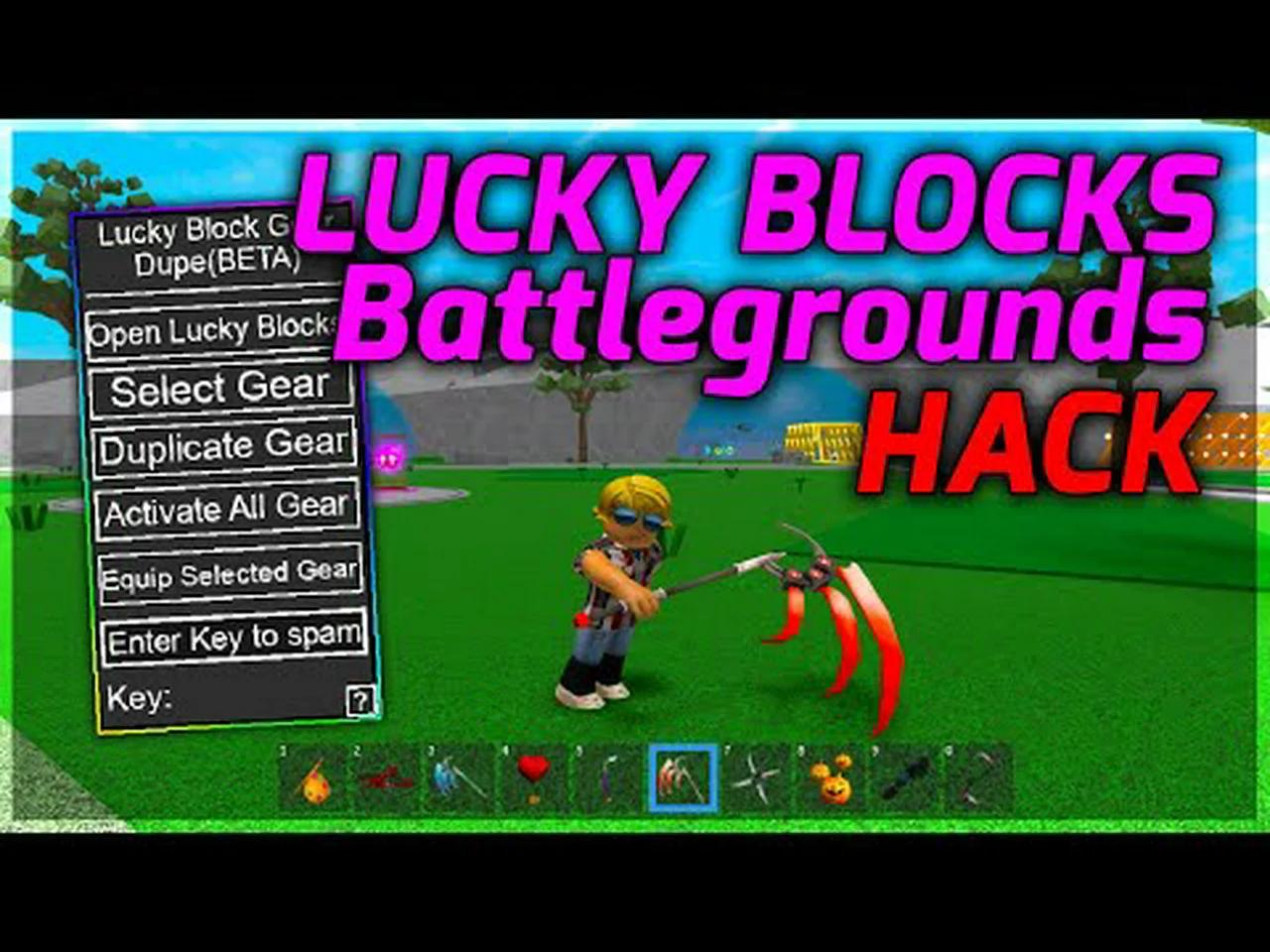 LUCKY BLOCKS Battlegrounds 🔥 GET ALL ITEMS, DUPE ITEMS & MORE | WORKING