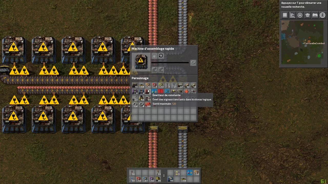Factorio - Tuto - Science fiole Rouge [FR] - Red science - vanilla