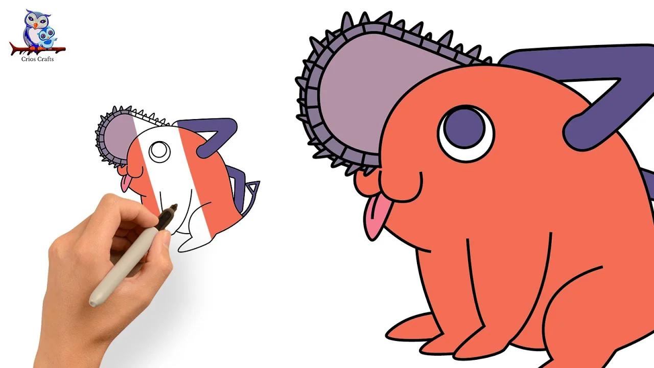 how-to-draw-pochita-from-chainsaw-man-step-by-step