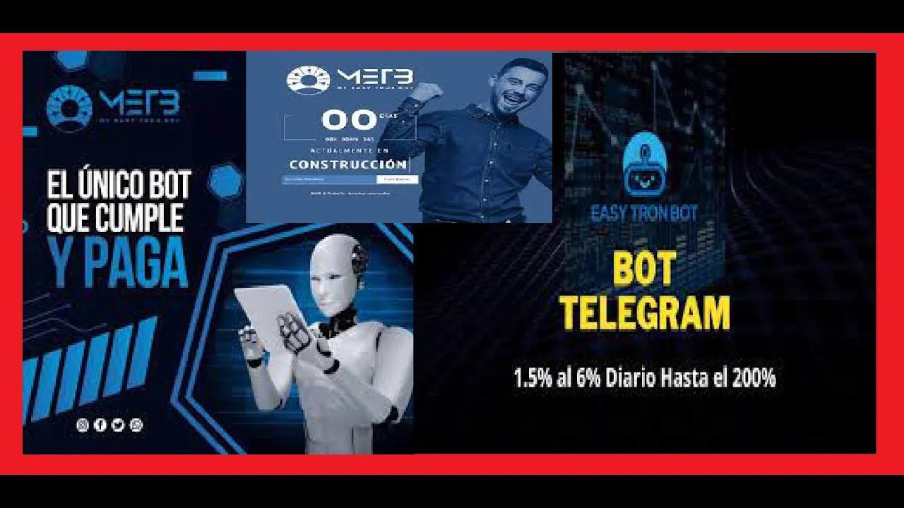 MY EASY TRON BOT COMO FUNCIONA E COMO ESTE BOT AJUDA MUITAS FAMILIAS