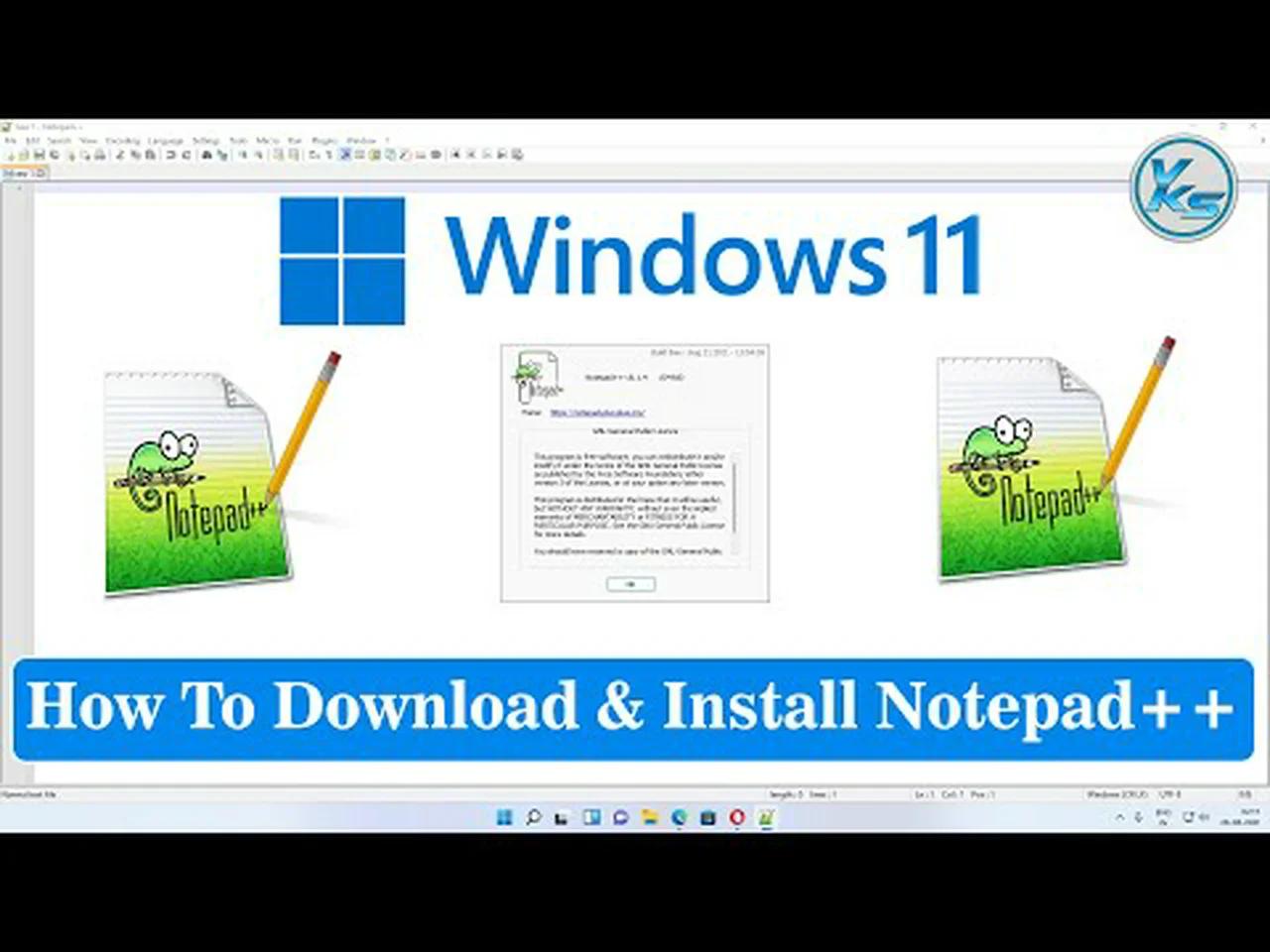 How To Download And Install Notepad++ 8.1.4 On Windows 11 | Notepad++ ...
