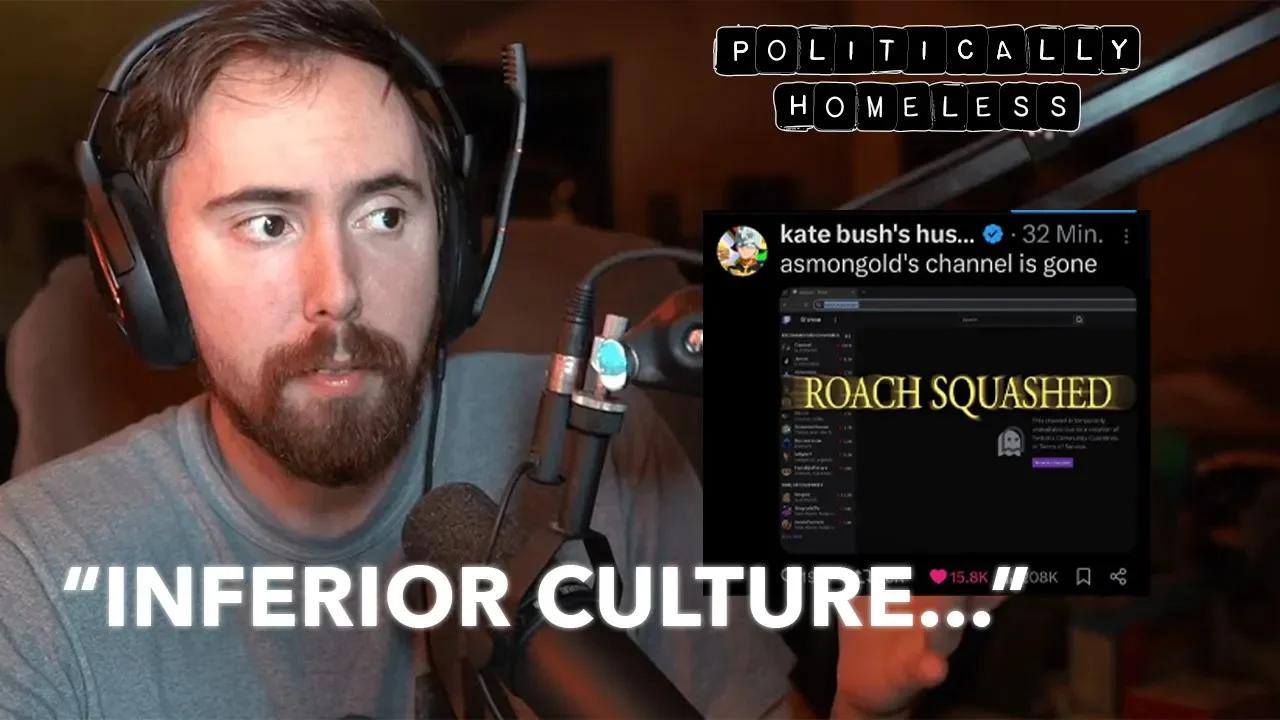 Twitch Streamer Asmongold Banned On Twitch For Islamaphobia