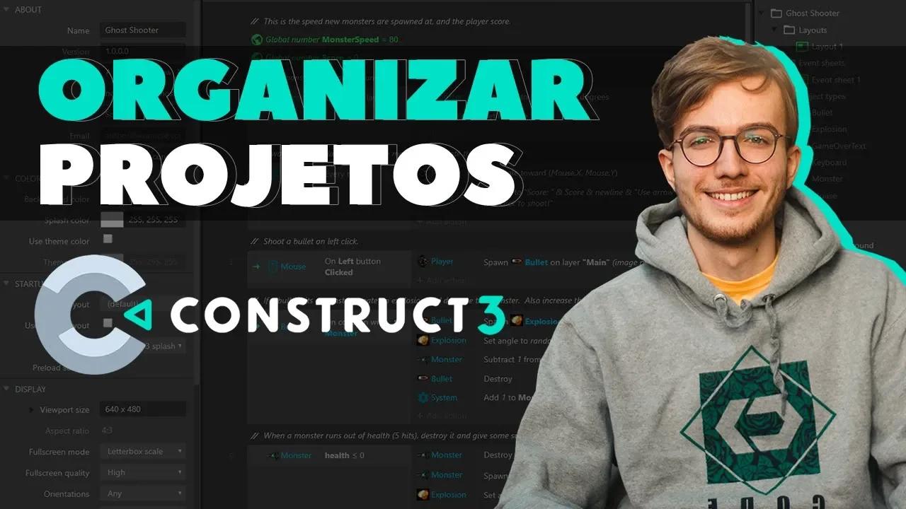 Como e Por que organizar os EVENT SHEETS do seu projeto em Construct 2 ...