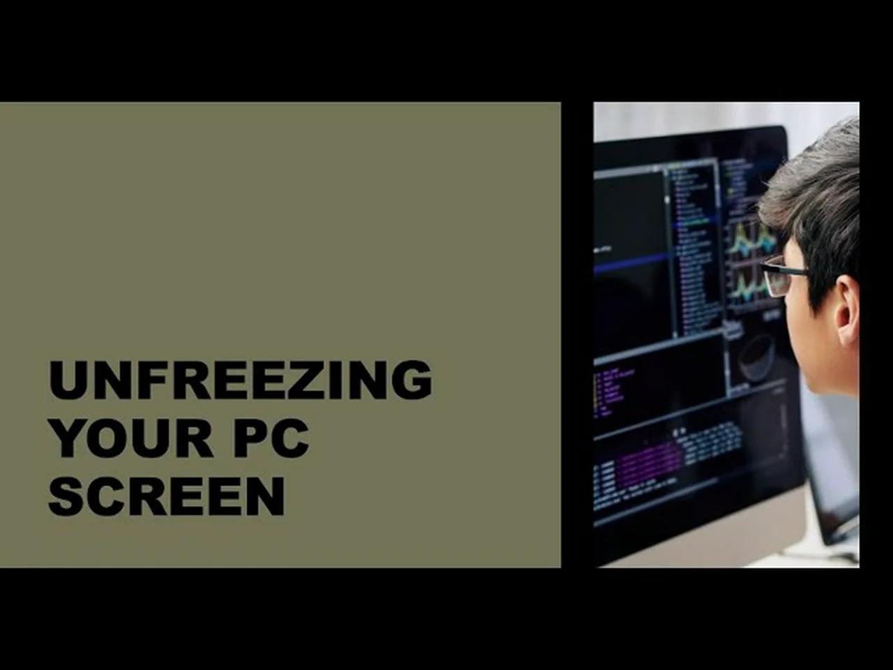 how to fix freeze screen on pc