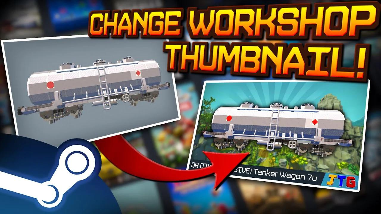 How to Change your STEAM WORKSHOP THUMBNAIL for All Steam Games! | Tutorial