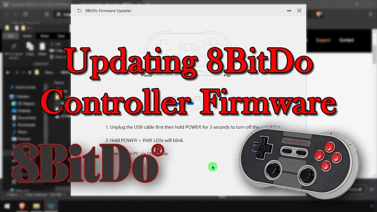 Updating 8bitdo Controller Firmware