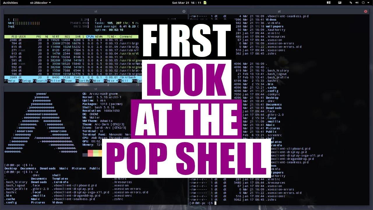 A Tiling Desktop Environment? Introducing The Pop Shell!