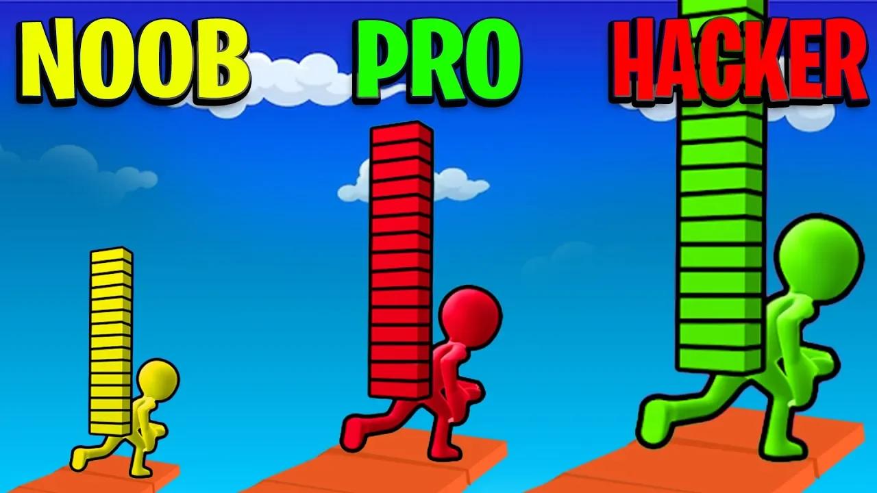Noob Vs Pro Vs Hacker In Bridge Race ёямй