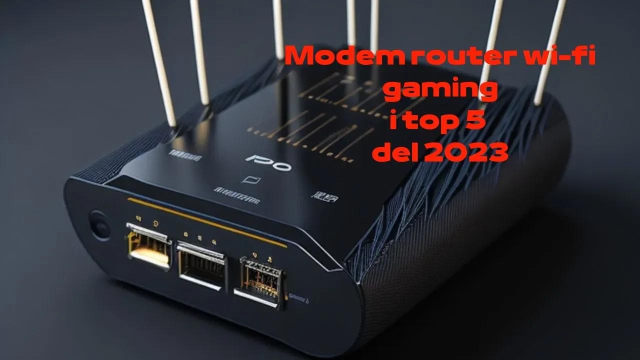 modem router wireless gaming