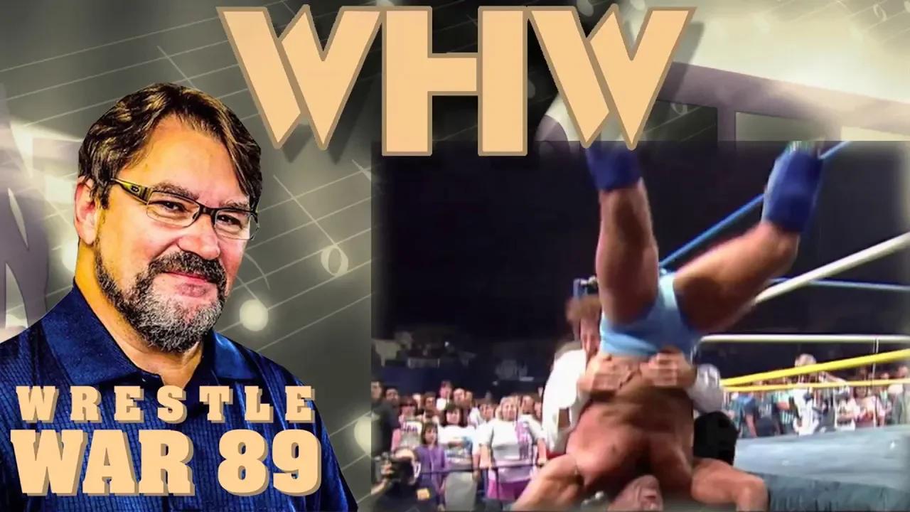 Tony Schiavone calls the Ric Flair Terry Funk promo from WrestleWar 1989