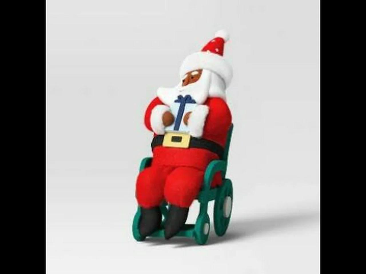 Target's Black Wheelchair Santa