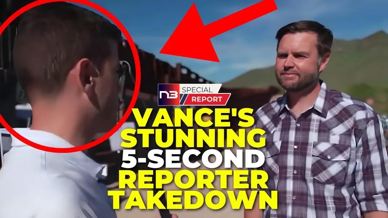 JD Vance DESTROYS Race-Baiting Reporter: The 5 Seconds That'll Make You ...