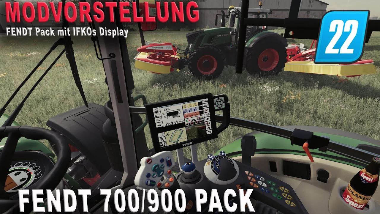 LS22 - Modvorstellung - Fendt 700 SCR / 900 S4 mit IFKOs Display