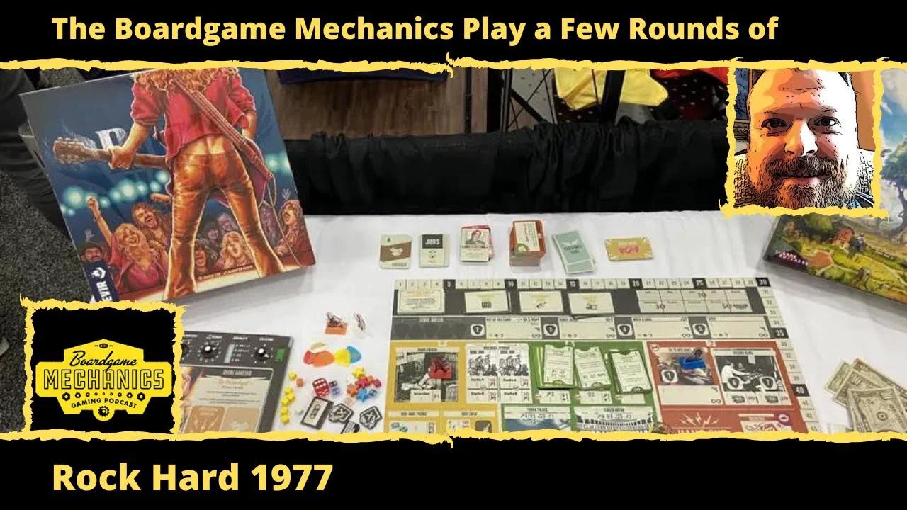 The Boardgame Mechanics Play A Few Rounds Of Rock Hard 1977