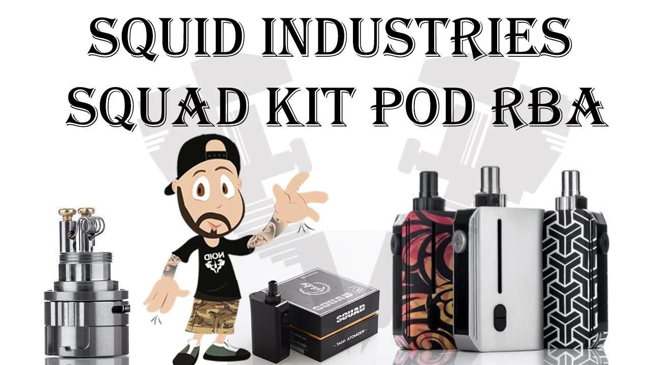 SQUID INDUSTRIES SQUAD KIT POD RBA (CZ) Recenze