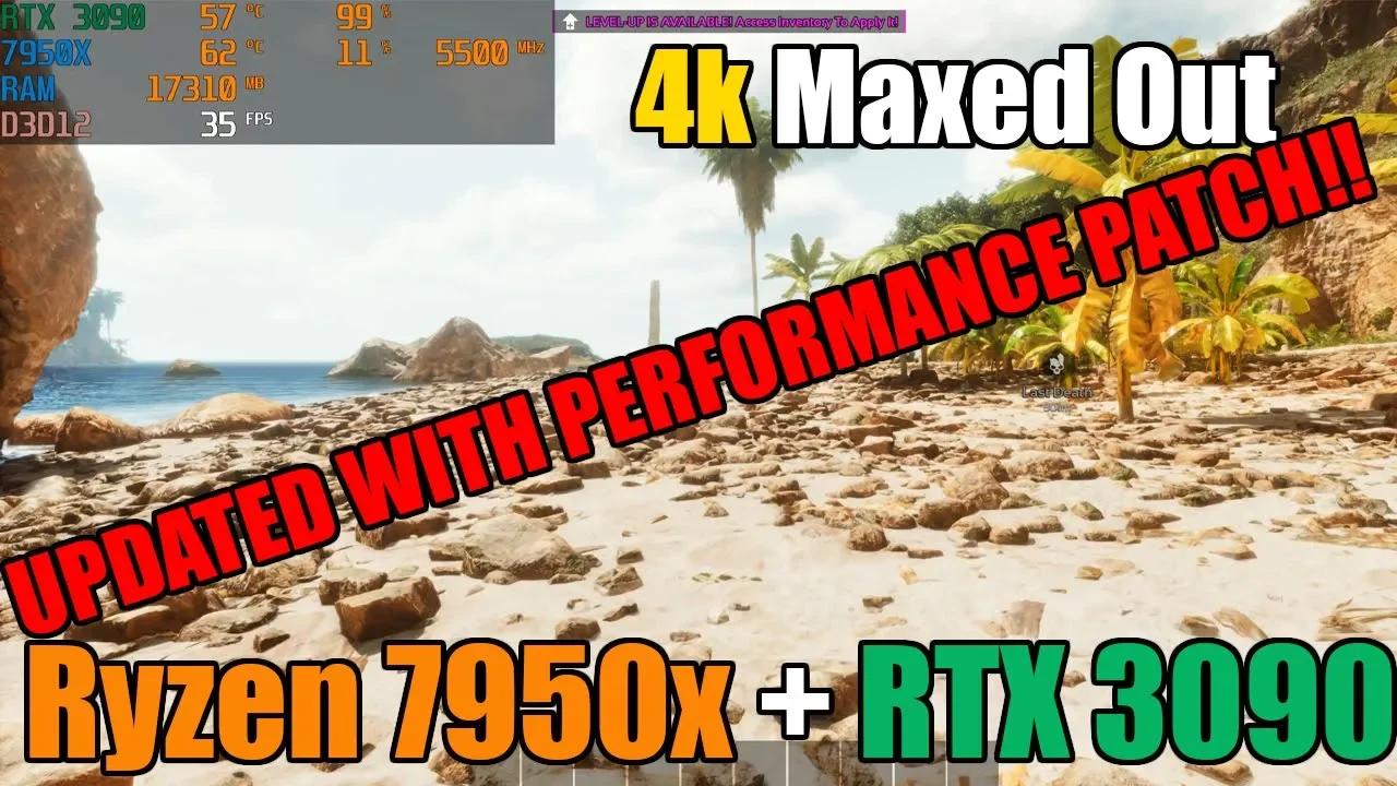 ARK SURVIVAL ASCENDED BENCHMARK - 7950x RTX 3090 UPDATED FROM PATCH