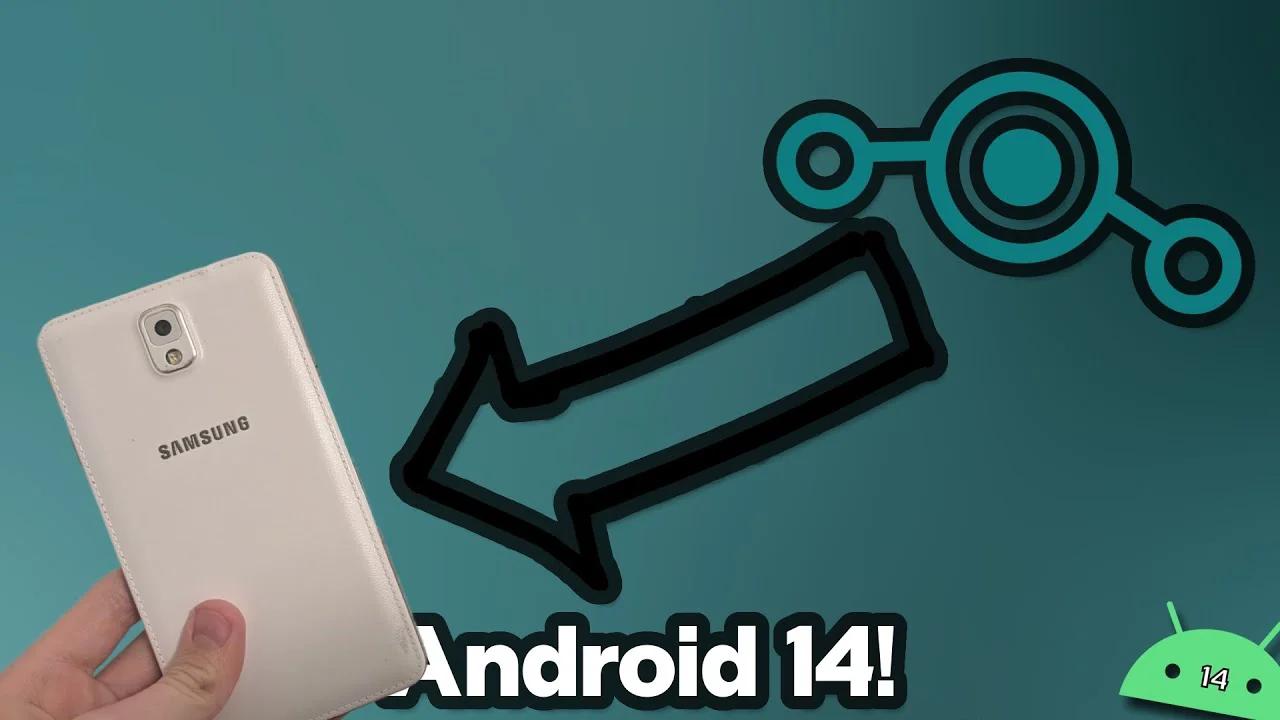 Installing Android 14 (Lineage 21) on a Galaxy Note 3!