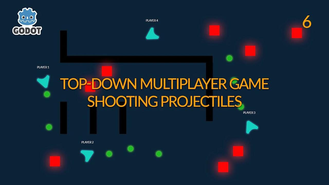 How To Make A Dedicated Server Multiplayer Game in Godot | Projectiles