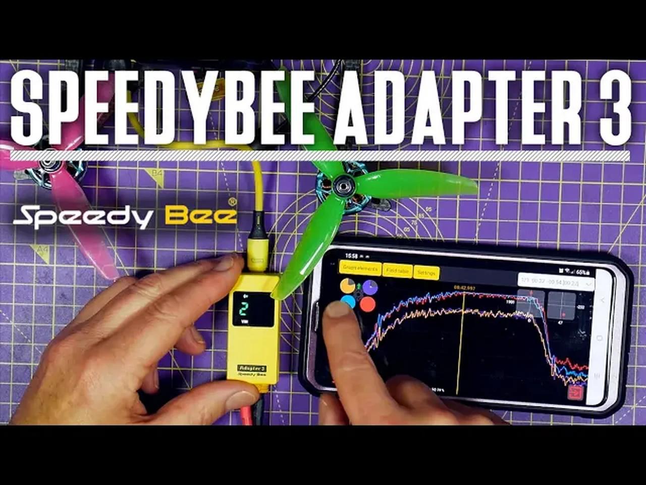 SpeedyBee Adapter 3 Mini 1S-6S LiPo Analizzatore Di Blackbox Caricabatterie Usb Da 30 W All In One Per Ios Android
