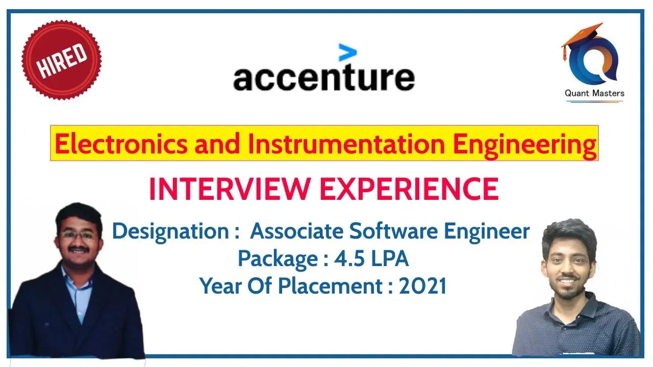Accenture Interview Experience MAY- 2021 E&I Student | Accenture ...