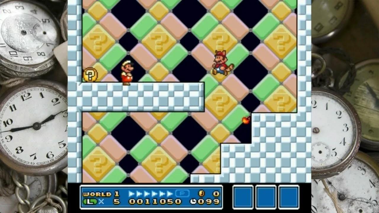 SMB3 for Super Mario All-Stars Custom Level #539 - World 1 Fortress ...