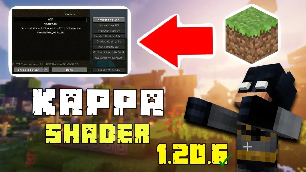 How To Download & Install Kappa Shader for Minecraft 1.20.6