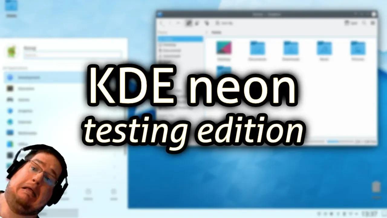 KDE neon testing edition