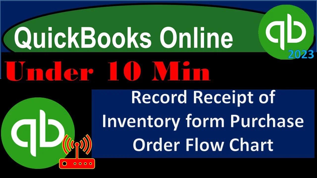 Quickbooks Receipt For Purchase Order