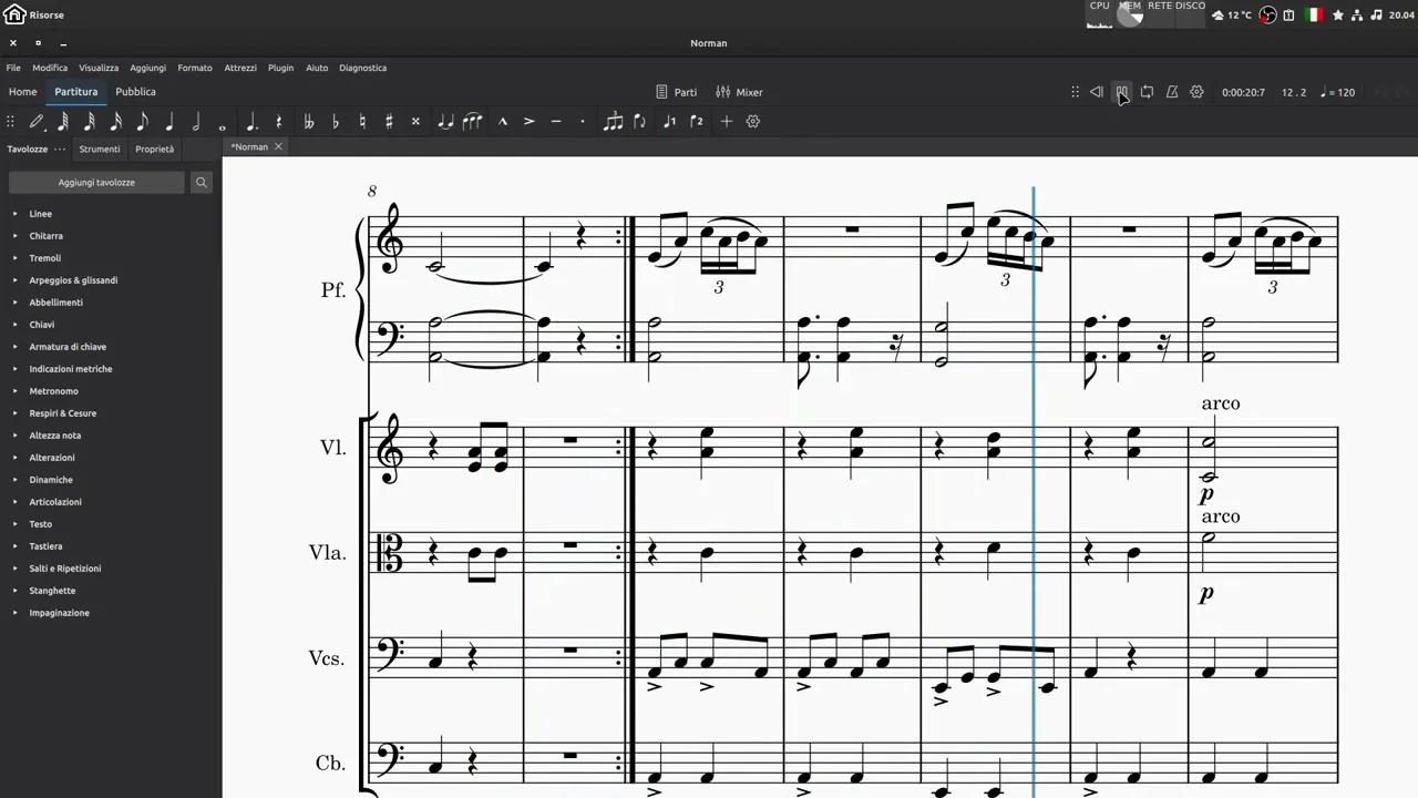 Norman Original Composition For Piano Strings Sheetmusic Piano