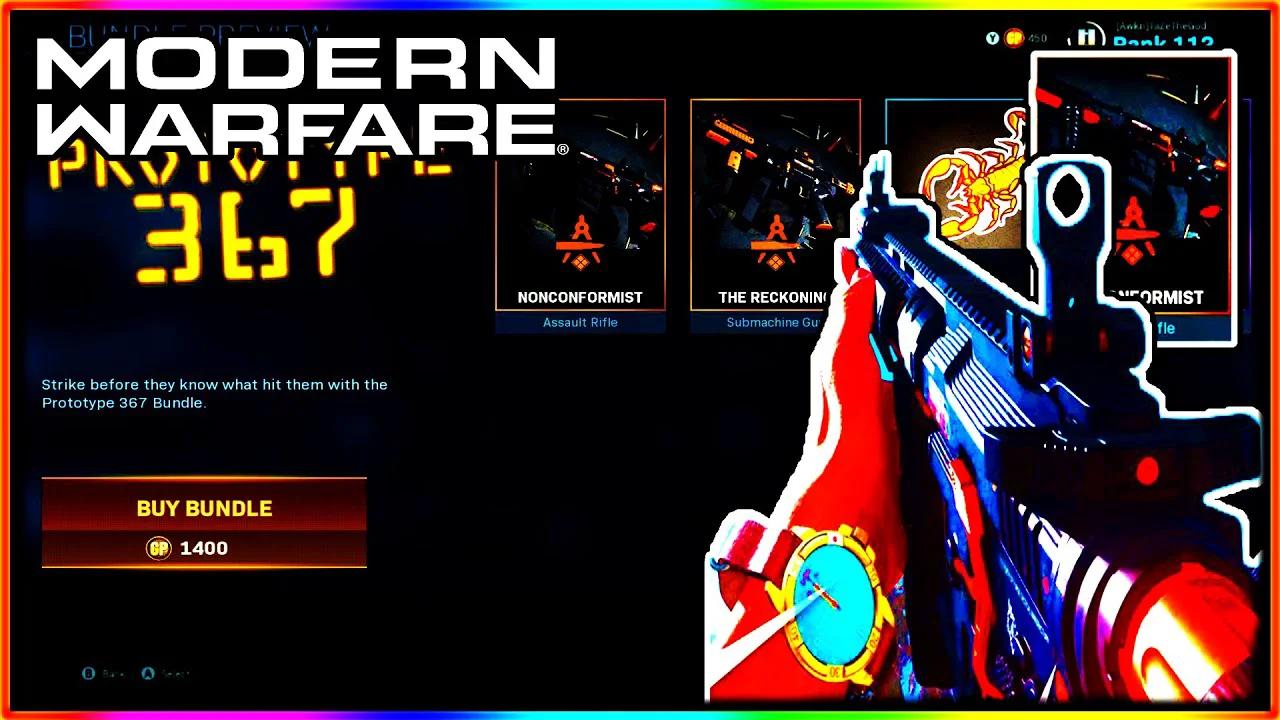 *NEW* PROTOTYPE 367 BUNDLE IN MODERN WARFARE - NONCONFORMIST BLUEPRINT ...