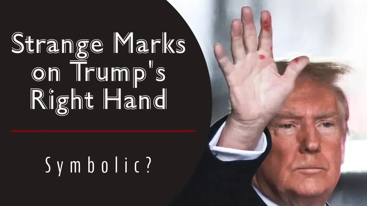 Strange Marks on Trump's Right Hand | Antichrist 45
