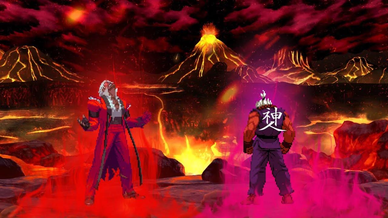 Shin Akuma Vs God Rugal - Clash of the Final Bosses - Super Street ...