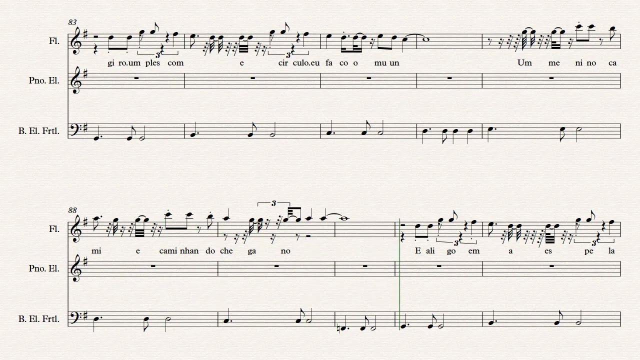 Aquarela Toquinho Partitura Tutorial Piano Teclado