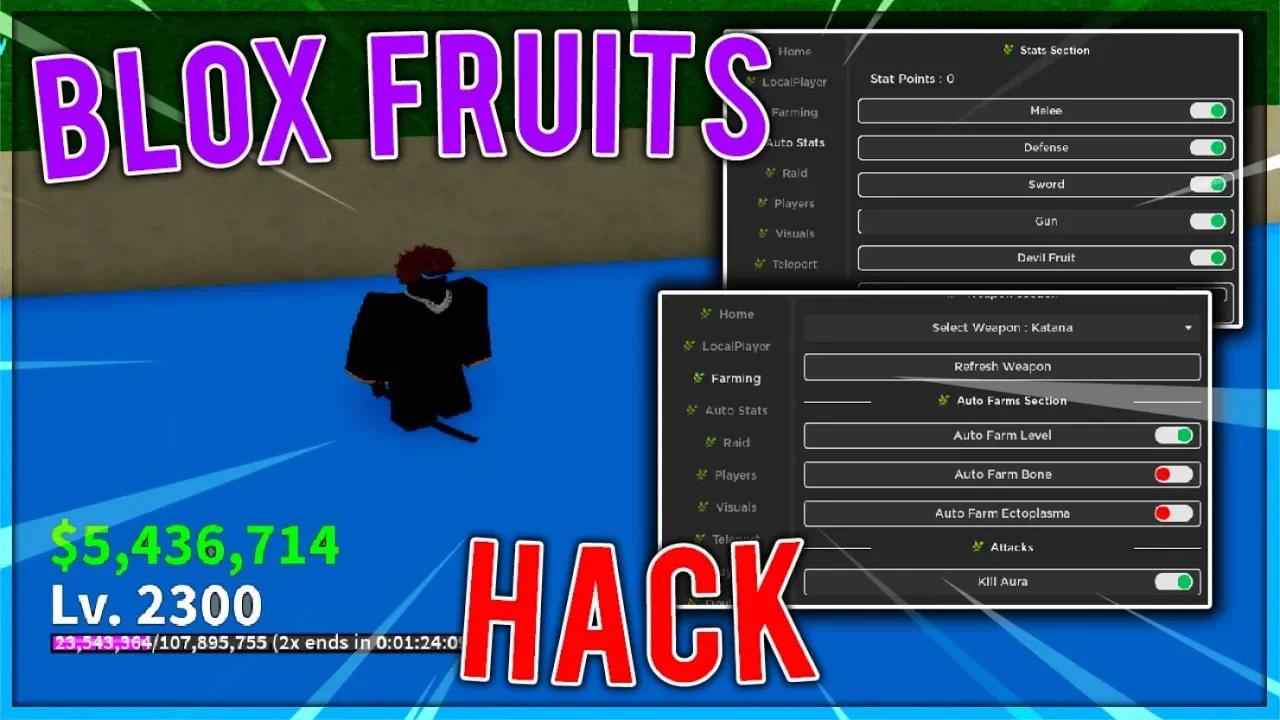 Blox Fruits Script New GUI | PC & Arceus X - Roblox Blox Fruit Hack ...