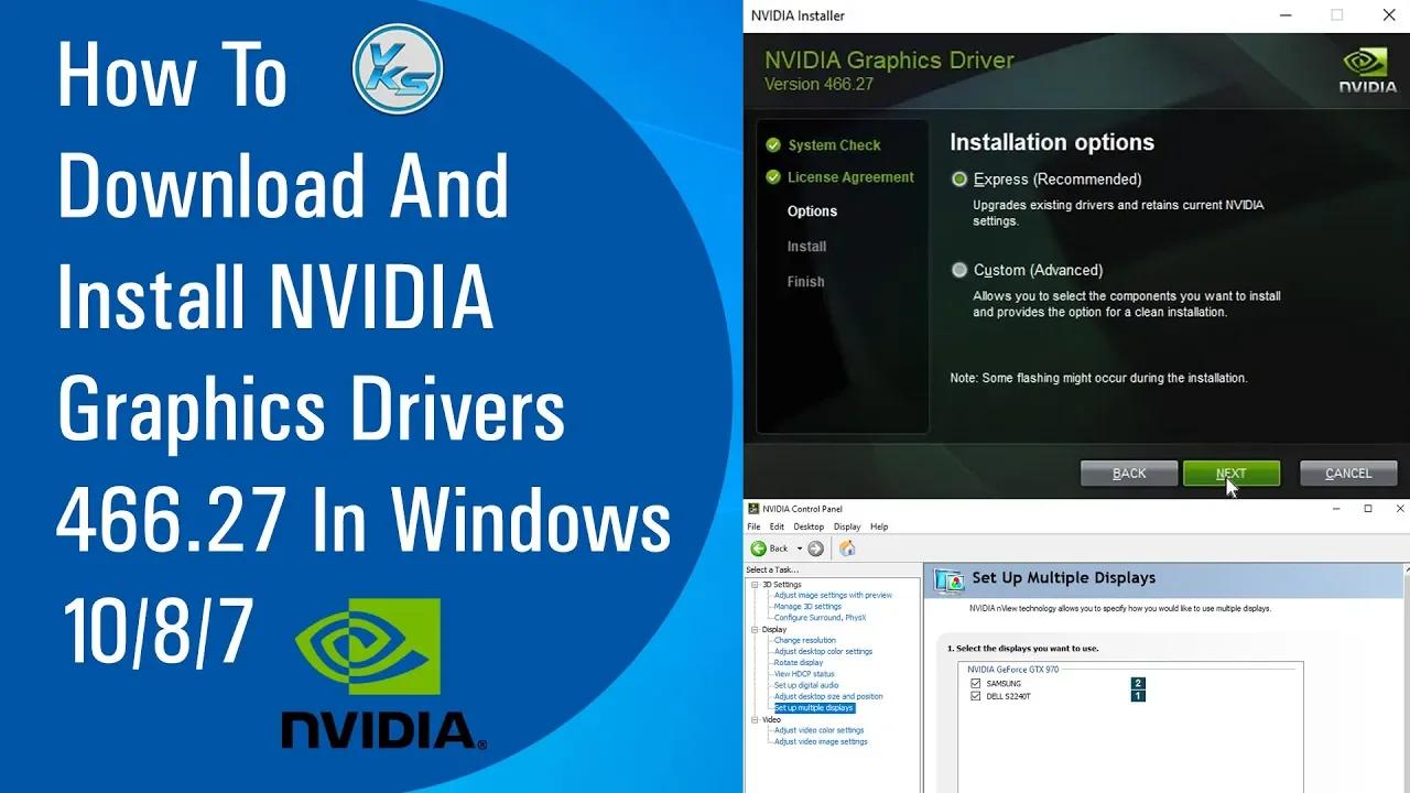 How To Download And Install Nvidia Graphic Driver 466.27 In Windows 10 ...