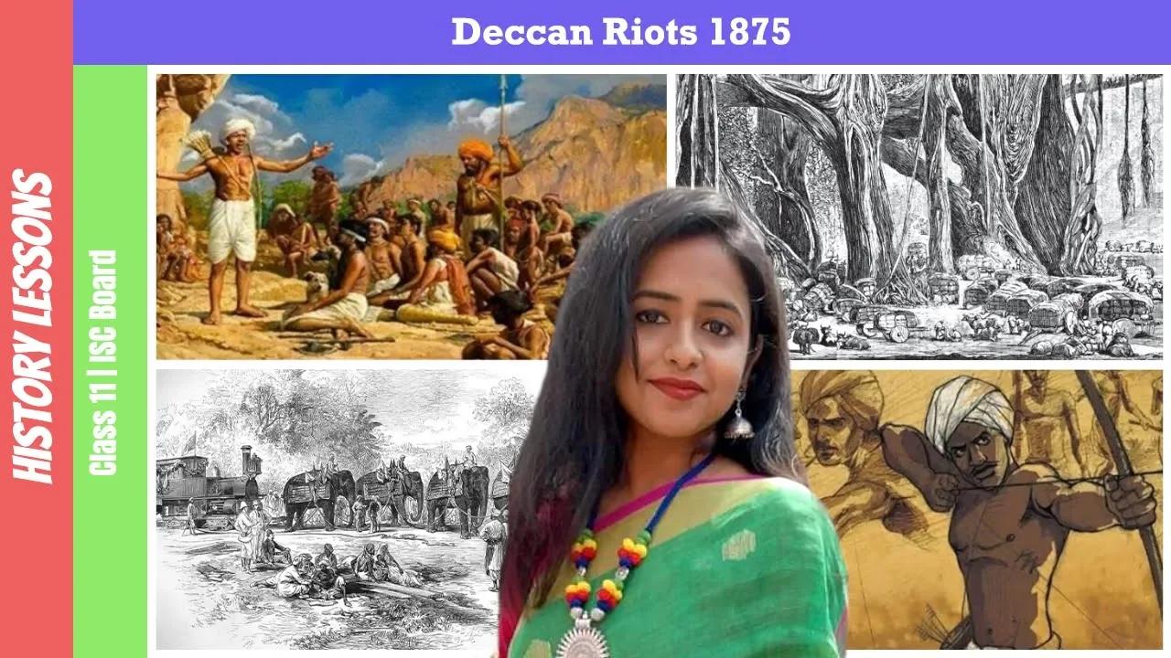 Deccan Riots 1875 | Peasant Movement Part 2 | Class 11 | ISC Board