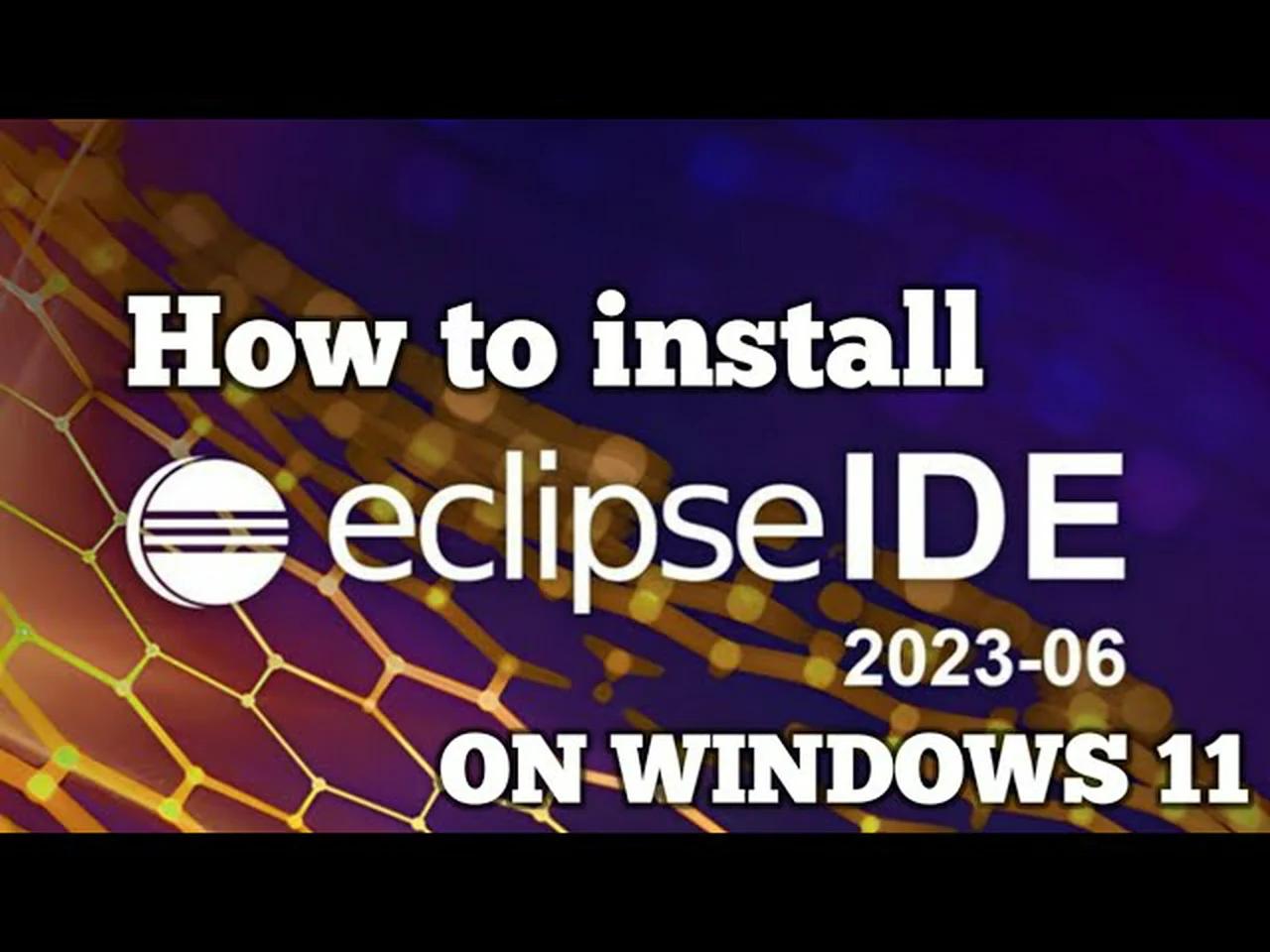 How to install eclipse 2023 on windows 11 eclipse and jdk 21 installation