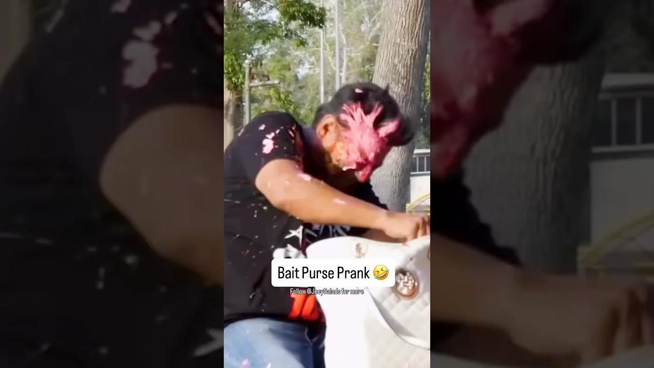 Bait Purse Prank рџ ј Pranks Joeysalads Viralvideos