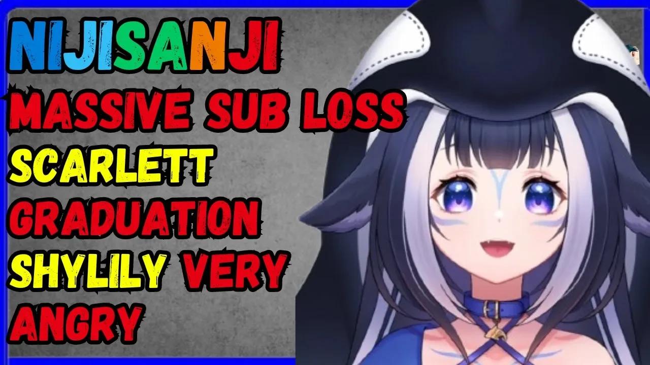 Nijisanji Massive sub loss, Shylily angry face leak, hololive DM leaks?