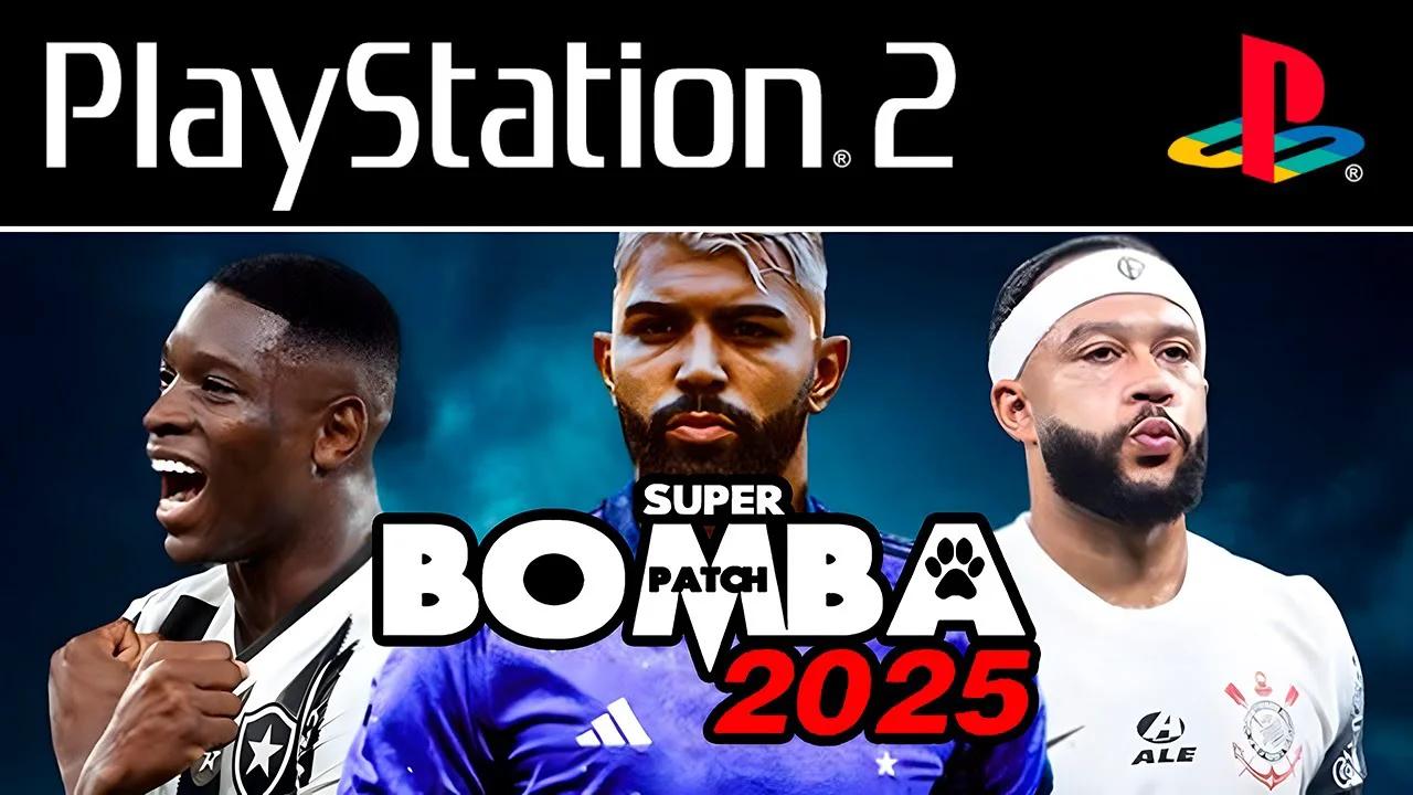SUPER BOMBA PATCH 2025 - O JOGO DE PS2 100% ATUALIZADO (PT-BR)
